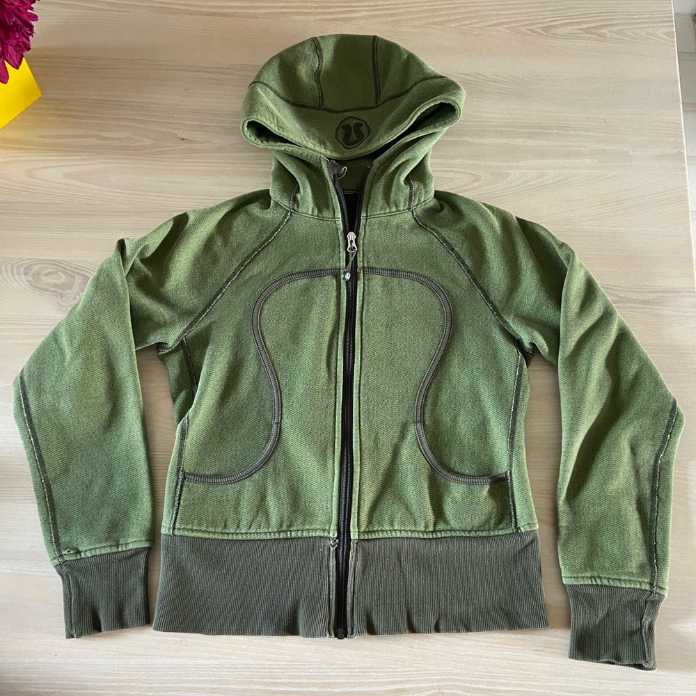 Green Lululemon Scuba Hoodie / Older Style